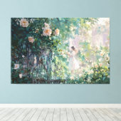 *~* Fille ESCALADE ROSE TV2 toile étirée Impressio (Insitu (Plancher de Bois))