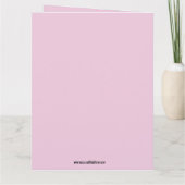 FILLE ET CHAT CARTE DE SALUT D'ANNIVERSAIRE DE L'A (Dos)