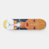 FILLE ET SON CHAT FONT DU SKATEBOARD (Horz)
