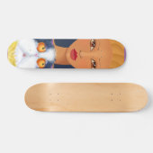 FILLE ET SON CHAT FONT DU SKATEBOARD (Horz)
