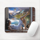 Fille et tapis de souris de fées (Avec souris)