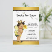 Fille ethnique Bee Bring A Book Cartes d'insertion (Debout devant)