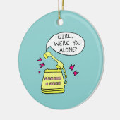 Fille Étiez-Vous Seule ? Ornement de Noël (Gauche)