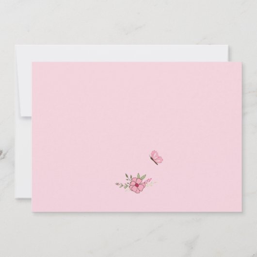 Fille faire-part de naissance M initial (Dos)