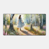 Fille Fantaisiste Dançant à Travers une Forêt de B (Recto)