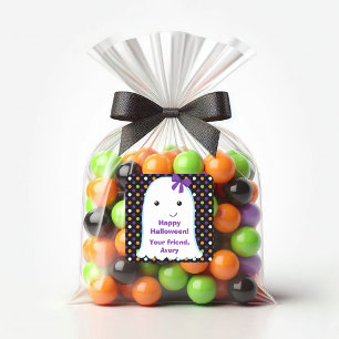 Fille Fantôme Autocollant Halloween pour Enfants