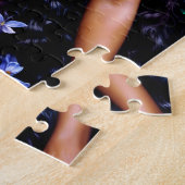 Fille Fée Noire Puzzle de Nuit (Côté)