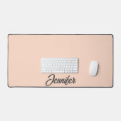 Fille Feminine Blush Rose Stylish Typographie Prop (Clavier et souris)
