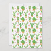 Fille Fiesta deuxième invitation anniversaire (Dos)