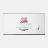 Fille flamant chrétien vintage (Clavier et souris)