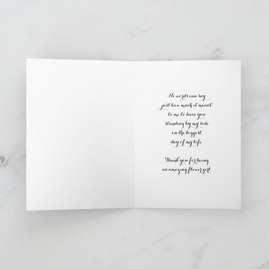 Fille Fleur Or Noir Rayure Rose Merci (Intérieur)