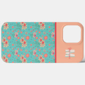 Fille Fleurs roses Inspirivity coque iphone person (Verso (horizontal))