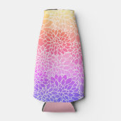 Fille Floral Design Glacière bouteille personnalis (Devant)