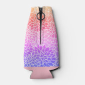 Fille Floral Design Glacière bouteille personnalis (Dos)