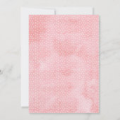 Fille Floral Wreath Deer Baby shower Invitation (Dos)