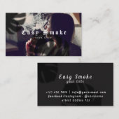 Fille Fumer Vape Carte de visite (Devant / Derrière)