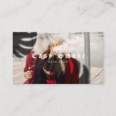 Fille Fumer Vape Carte de visite (Devant)