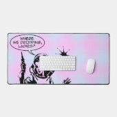 Fille Gamer Desk Mat (Clavier et souris)