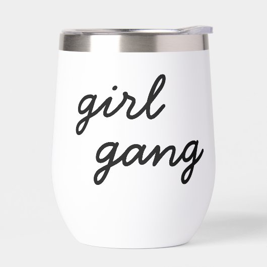 fille gang mignon moderne féministe script de puis (Gauche)