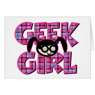 Fille Geek avec graphisme