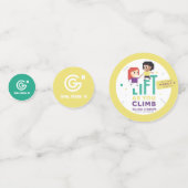 Fille Geek X ascenseur + #IWD2020 Table Confetti (Devant)