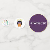 Fille Geek X ascenseur + #IWD2020 Table Confetti (Derrière)
