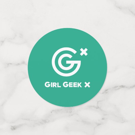 Fille Geek X ascenseur + #IWD2020 Table Confetti (Petit recto)
