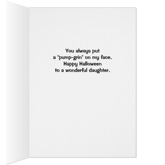 Fille Halloween Ajouter un nom mignon Jack o' Lant (Intérieur (Droit))