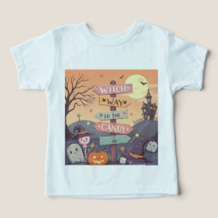 Fille Halloween - Sorcière jusqu'au bonbon