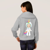 Fille Hanes ComfortBlend® à capuche (Dos entier)