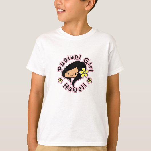 Fille Hawaï - T-shirt de Pualani de filles (Devant)