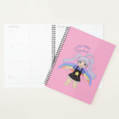 Fille Heureuse Illustration Dessinée à la Main – P (Devant avec enveloppe)