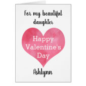 Fille Heureuse Sainte-Valentin de coeur (Devant)