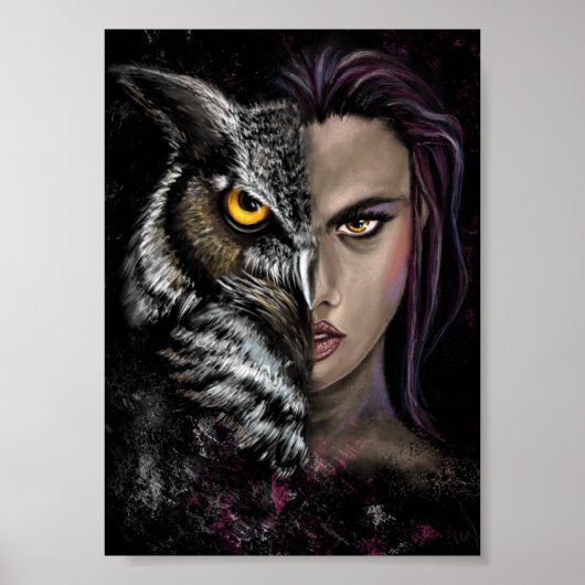 Fille Hibou - Affiche de Collection Emotion - Pein (Devant)