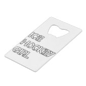 fille hokey glacé (Dos Angle)