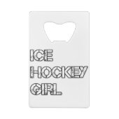 fille hokey glacé (Dos)