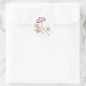 Fille - Jour à la plage Stickers (Sac)