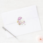 Fille - Jour à la plage Stickers (Enveloppe)