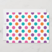 Fille Jump & Jeu Bounce House Invitations d'annive (Dos)