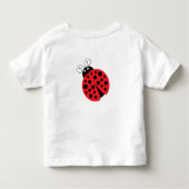 Fille Ladybug Anniversaire Jour du bébé T-shirt Fi (Dos)