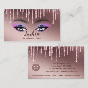 Fille Lash Artiste Cartes de visite de Parties sci