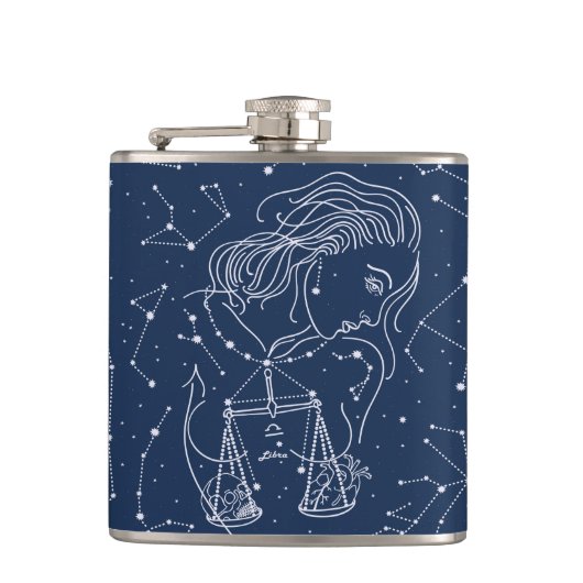 Fille Libra Zodiac Panneau Flacon (Devant)