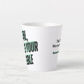 Fille, Lis Ta Bible Latte Mug (Devant)