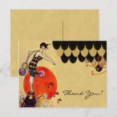 Fille nage ~ Carte postale (Devant / Derrière)