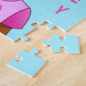 Fille noire avec tresses Puzzle personnalisé (Côté)