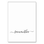 Fille noire Signature Nom individuel Cartes de pla (Par défaut)