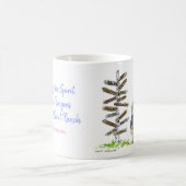"Fille Ours et Signpost" Mug de Rangers de Philmon (Centre)