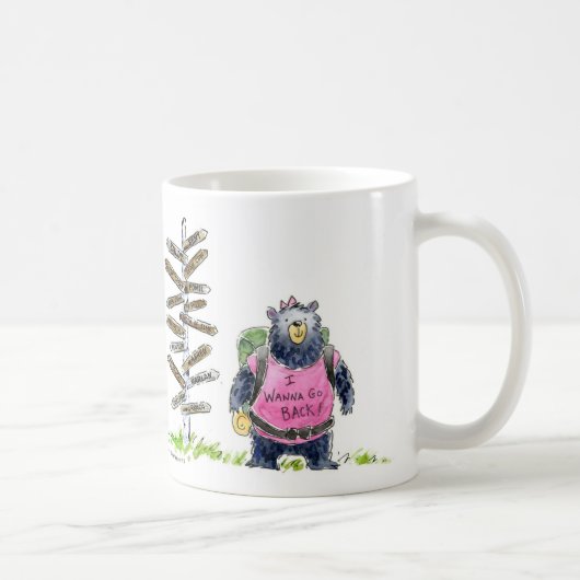 "Fille Ours et Signpost" Mug de Rangers de Philmon (Droite)
