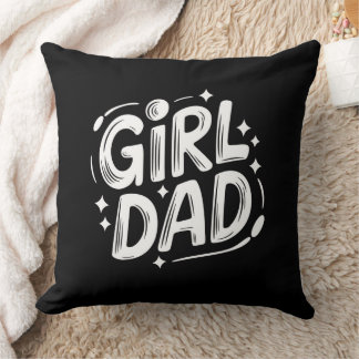 Fille papa Coussin - Fier cadeau père pour papa de