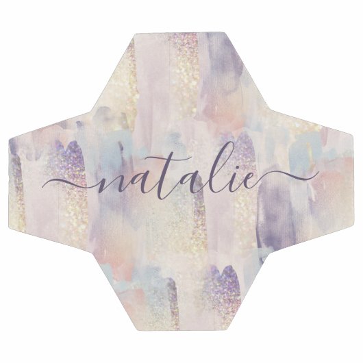 Fille parties scintillant rose violet scintillante (Plat)